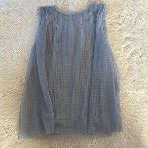 Ann Taylor Grey Dressy Tank XS